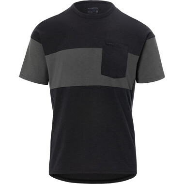 GIRO RIDE Short-Sleeved Jersey Black/Grey 2023 0